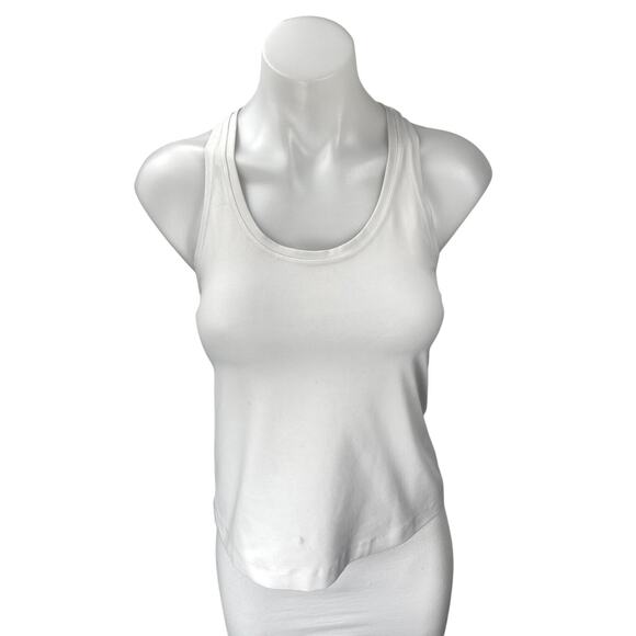 Lululemon Women's White Sleeveless Racerback Workout Athletic Tank Top Size 4 - Picture 1 of 3